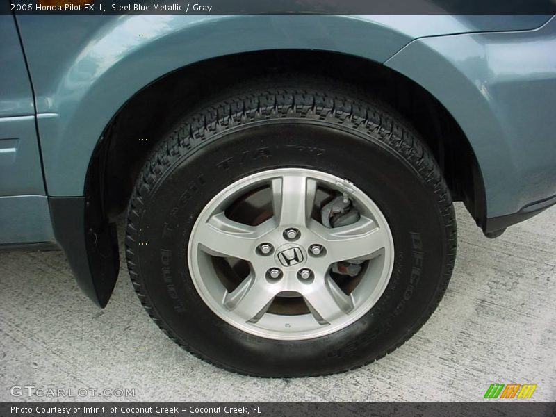 Steel Blue Metallic / Gray 2006 Honda Pilot EX-L