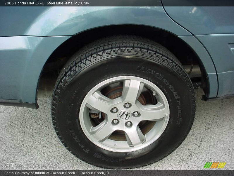 Steel Blue Metallic / Gray 2006 Honda Pilot EX-L