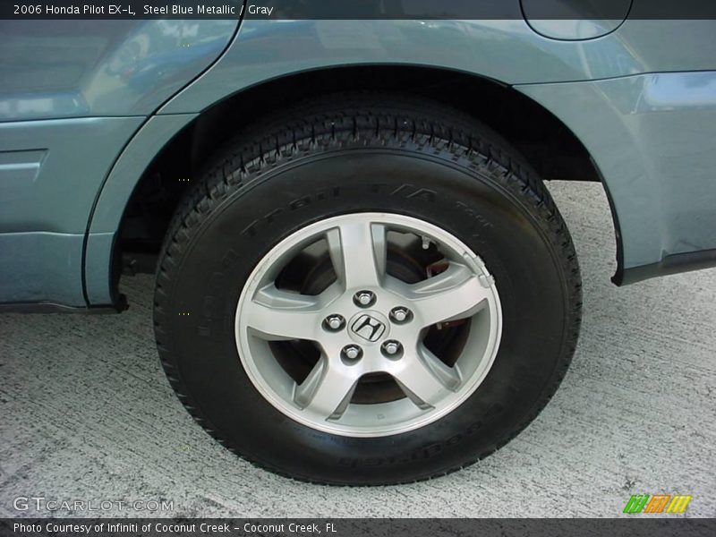 Steel Blue Metallic / Gray 2006 Honda Pilot EX-L