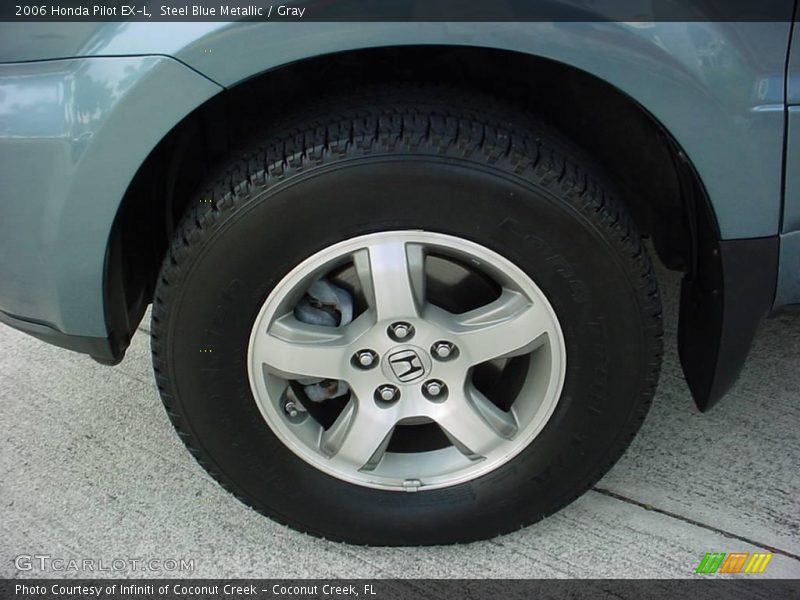 Steel Blue Metallic / Gray 2006 Honda Pilot EX-L