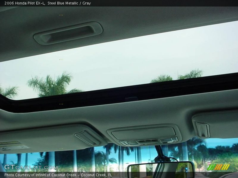 Steel Blue Metallic / Gray 2006 Honda Pilot EX-L