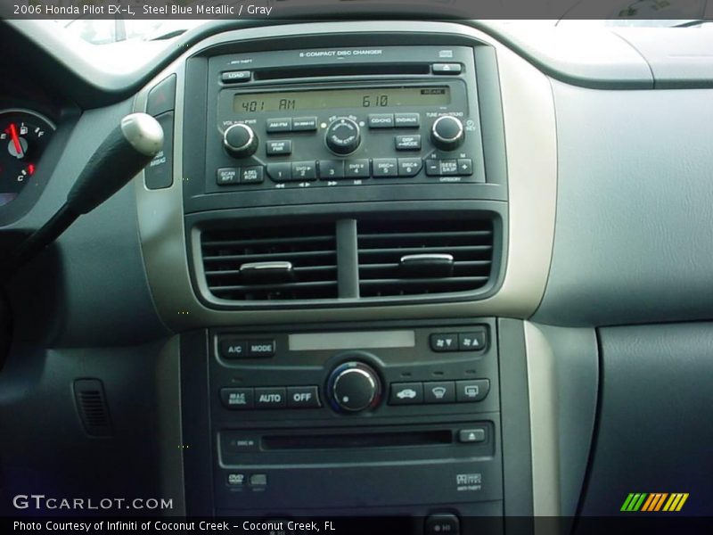 Steel Blue Metallic / Gray 2006 Honda Pilot EX-L