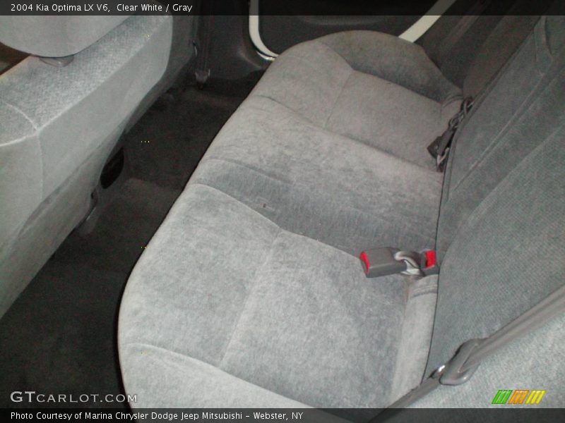 Clear White / Gray 2004 Kia Optima LX V6