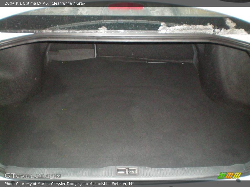 Clear White / Gray 2004 Kia Optima LX V6