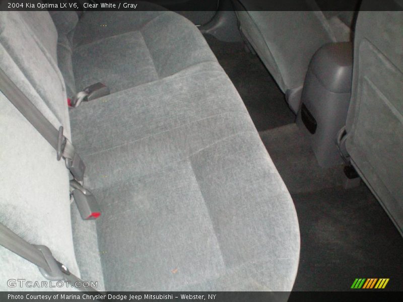 Clear White / Gray 2004 Kia Optima LX V6