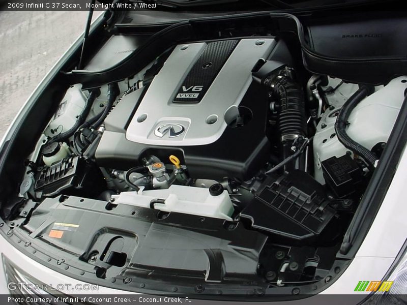 Moonlight White / Wheat 2009 Infiniti G 37 Sedan