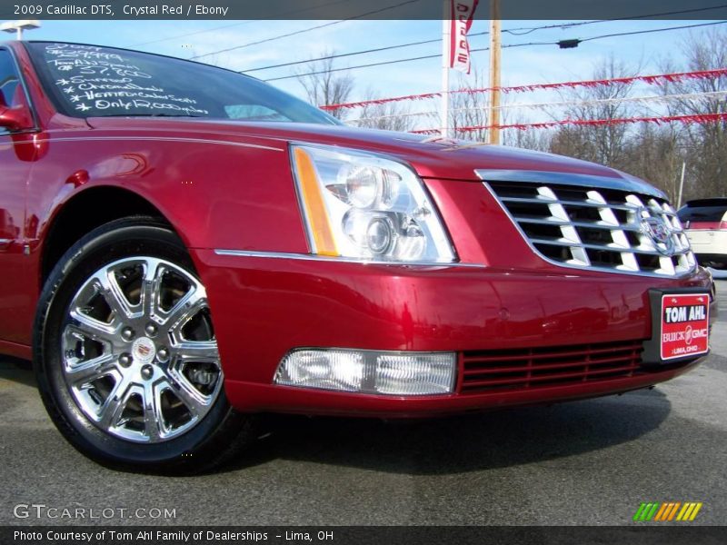 Crystal Red / Ebony 2009 Cadillac DTS