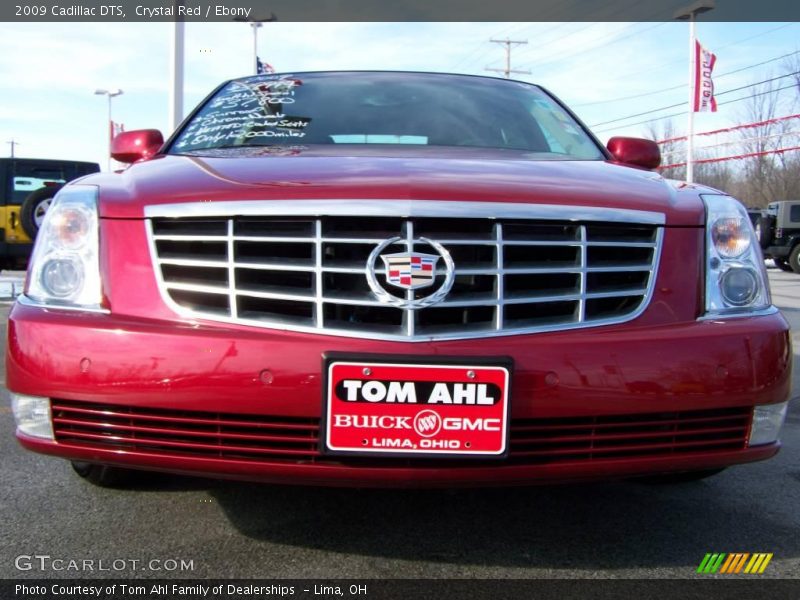 Crystal Red / Ebony 2009 Cadillac DTS
