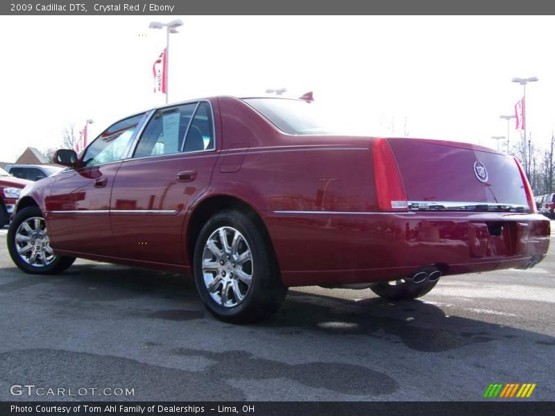 Crystal Red / Ebony 2009 Cadillac DTS