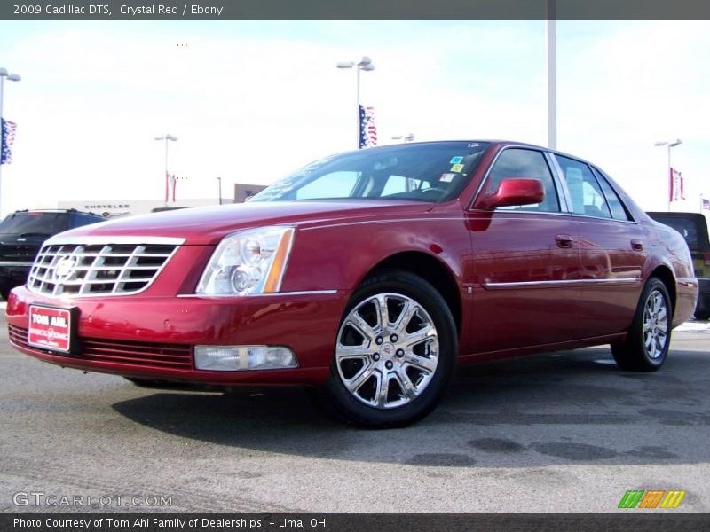 Crystal Red / Ebony 2009 Cadillac DTS