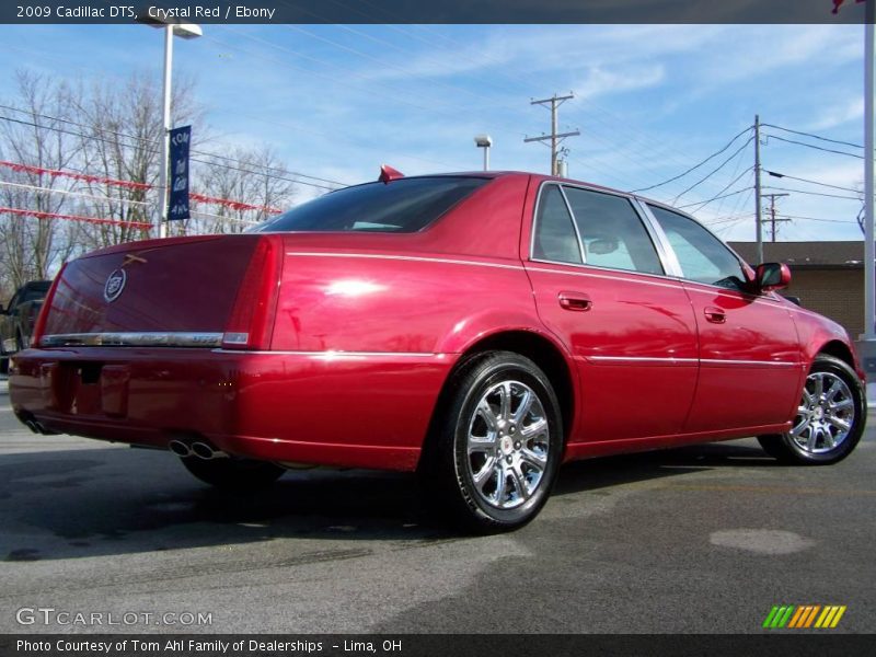 Crystal Red / Ebony 2009 Cadillac DTS