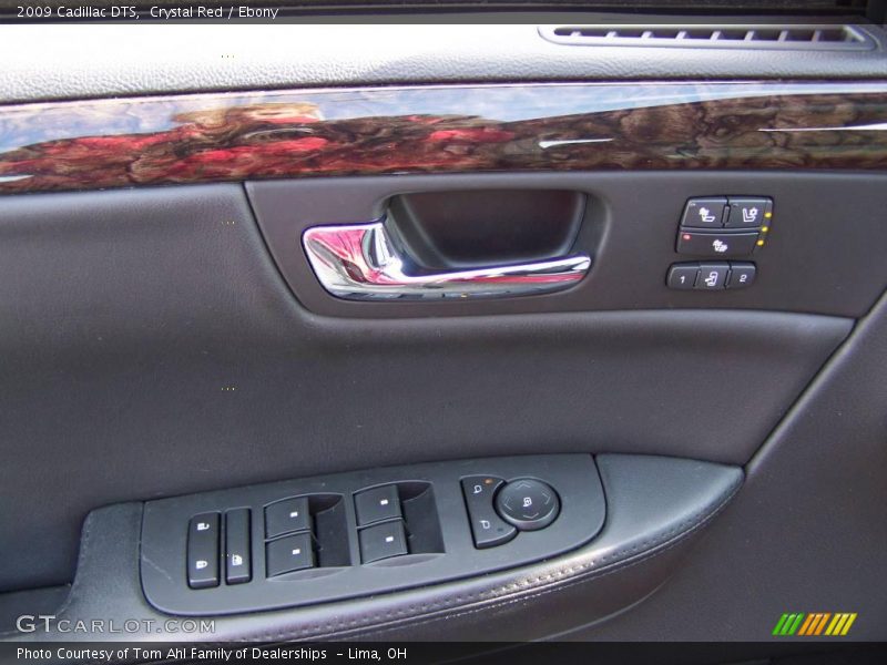 Crystal Red / Ebony 2009 Cadillac DTS