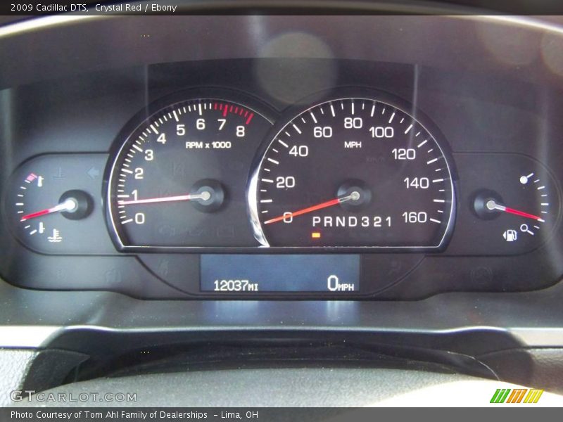 Crystal Red / Ebony 2009 Cadillac DTS