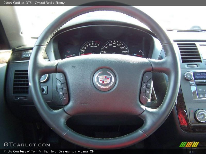 Crystal Red / Ebony 2009 Cadillac DTS