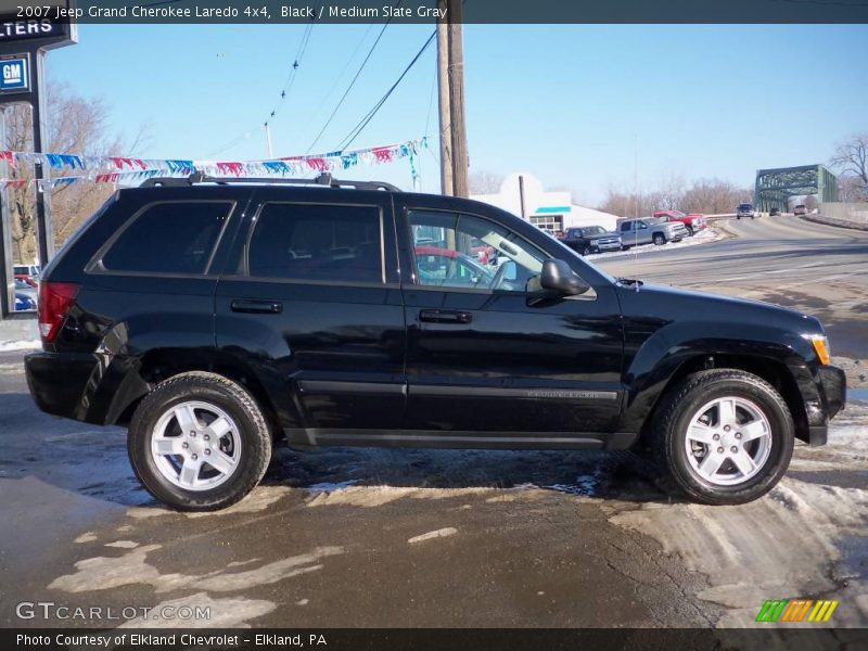 Black / Medium Slate Gray 2007 Jeep Grand Cherokee Laredo 4x4