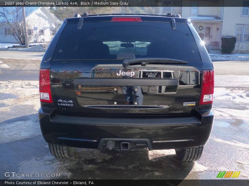Black / Medium Slate Gray 2007 Jeep Grand Cherokee Laredo 4x4