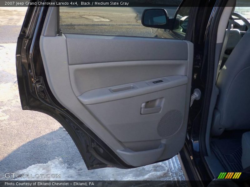 Black / Medium Slate Gray 2007 Jeep Grand Cherokee Laredo 4x4