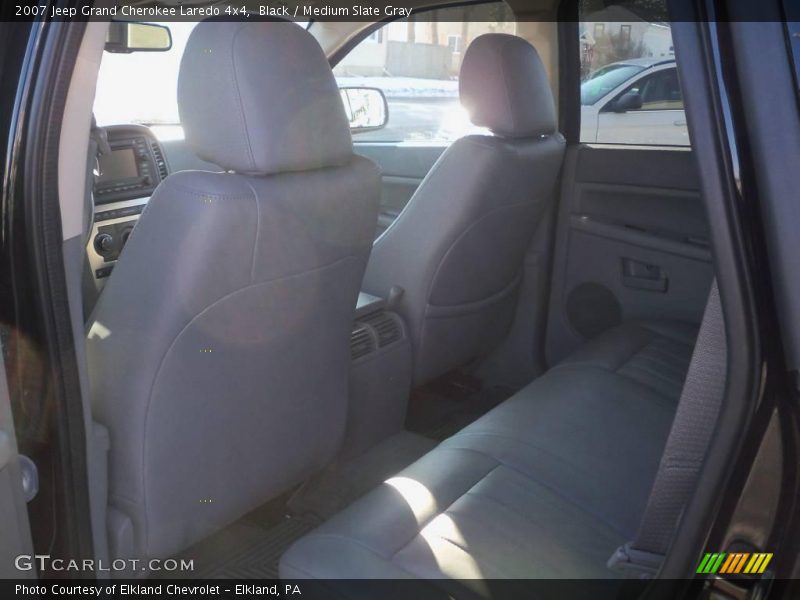 Black / Medium Slate Gray 2007 Jeep Grand Cherokee Laredo 4x4