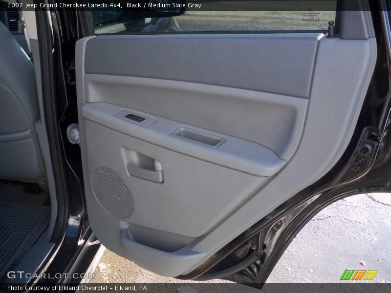 Black / Medium Slate Gray 2007 Jeep Grand Cherokee Laredo 4x4