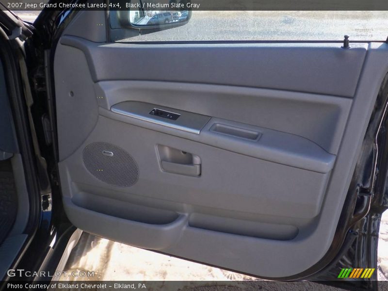 Black / Medium Slate Gray 2007 Jeep Grand Cherokee Laredo 4x4