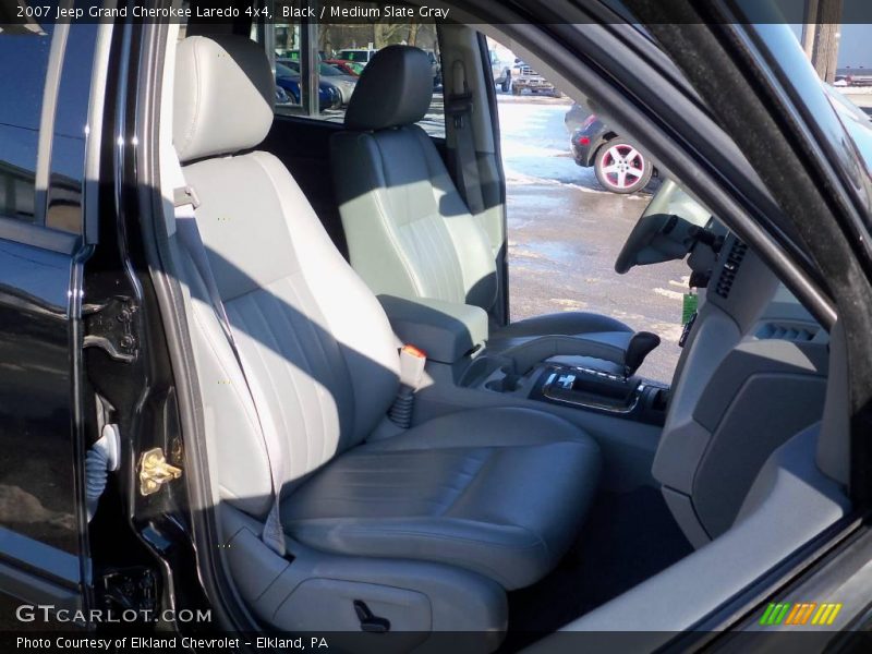 Black / Medium Slate Gray 2007 Jeep Grand Cherokee Laredo 4x4