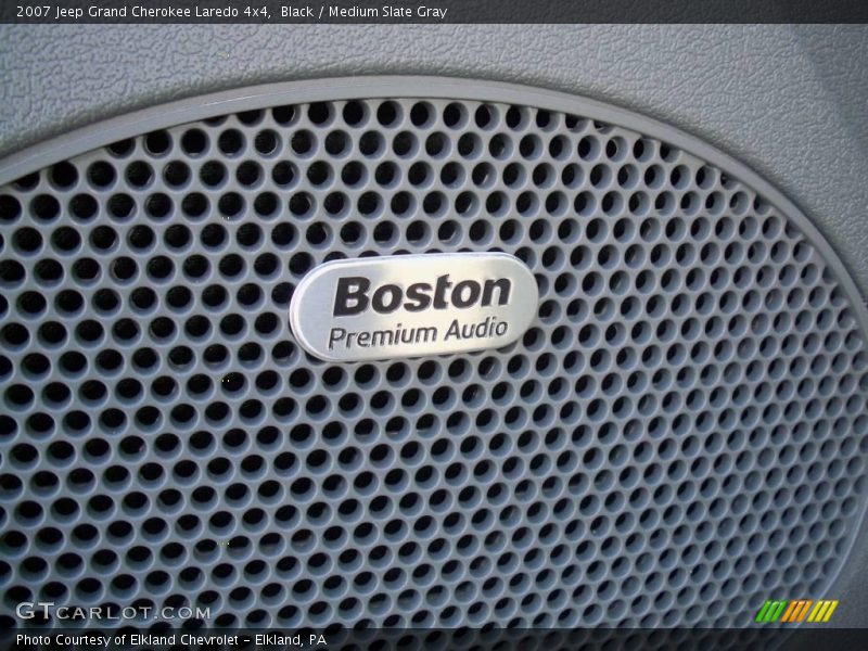 Black / Medium Slate Gray 2007 Jeep Grand Cherokee Laredo 4x4