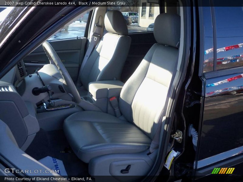 Black / Medium Slate Gray 2007 Jeep Grand Cherokee Laredo 4x4