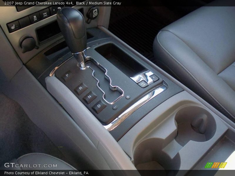 Black / Medium Slate Gray 2007 Jeep Grand Cherokee Laredo 4x4
