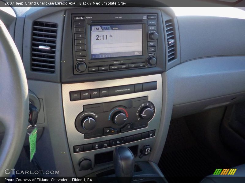 Black / Medium Slate Gray 2007 Jeep Grand Cherokee Laredo 4x4