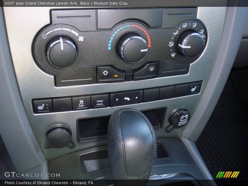 Black / Medium Slate Gray 2007 Jeep Grand Cherokee Laredo 4x4
