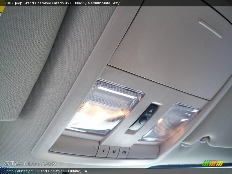 Black / Medium Slate Gray 2007 Jeep Grand Cherokee Laredo 4x4
