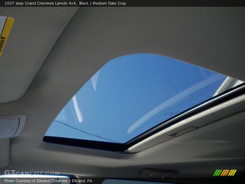 Black / Medium Slate Gray 2007 Jeep Grand Cherokee Laredo 4x4