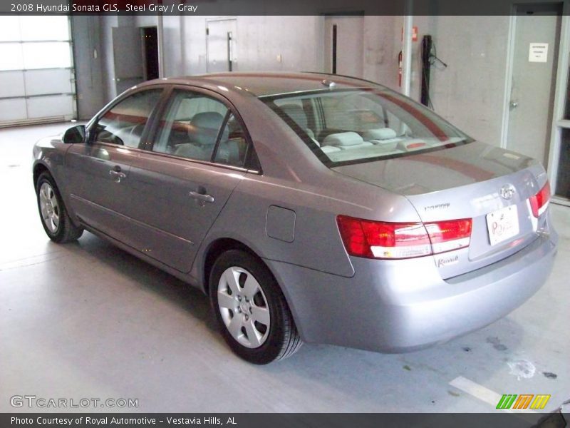 Steel Gray / Gray 2008 Hyundai Sonata GLS