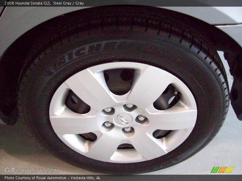 Steel Gray / Gray 2008 Hyundai Sonata GLS