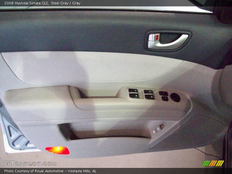 Steel Gray / Gray 2008 Hyundai Sonata GLS