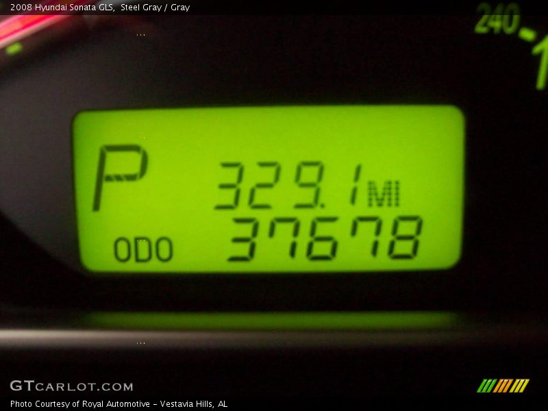 Steel Gray / Gray 2008 Hyundai Sonata GLS