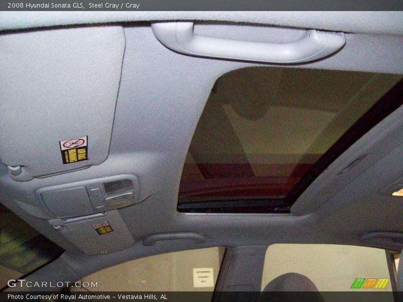 Steel Gray / Gray 2008 Hyundai Sonata GLS