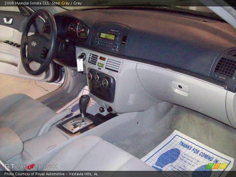 Steel Gray / Gray 2008 Hyundai Sonata GLS