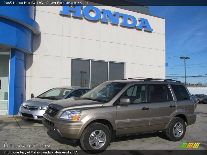 Desert Rock Metallic / Saddle 2005 Honda Pilot EX 4WD