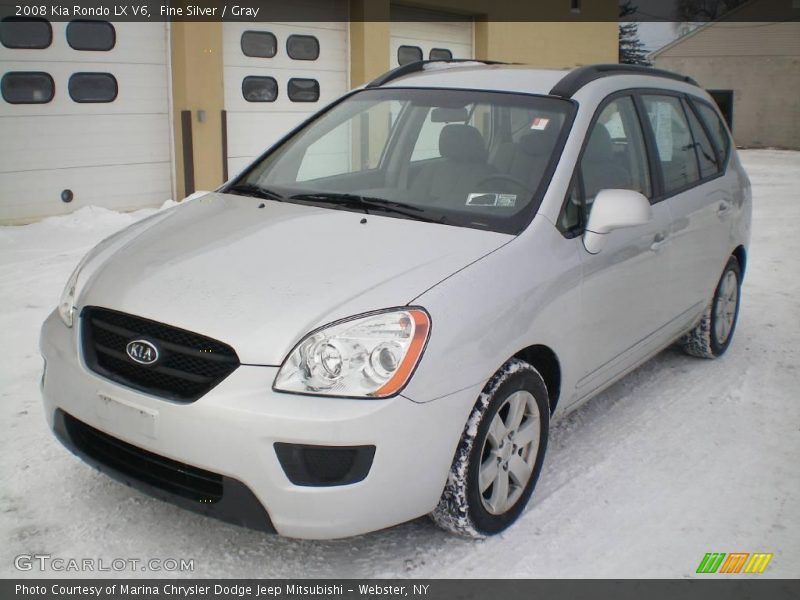 Fine Silver / Gray 2008 Kia Rondo LX V6