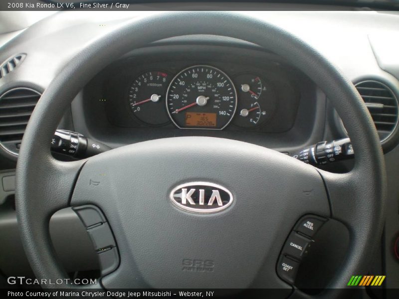 Fine Silver / Gray 2008 Kia Rondo LX V6
