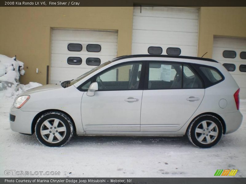 Fine Silver / Gray 2008 Kia Rondo LX V6