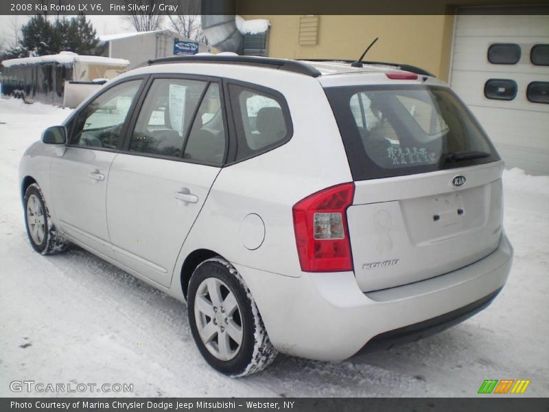 Fine Silver / Gray 2008 Kia Rondo LX V6