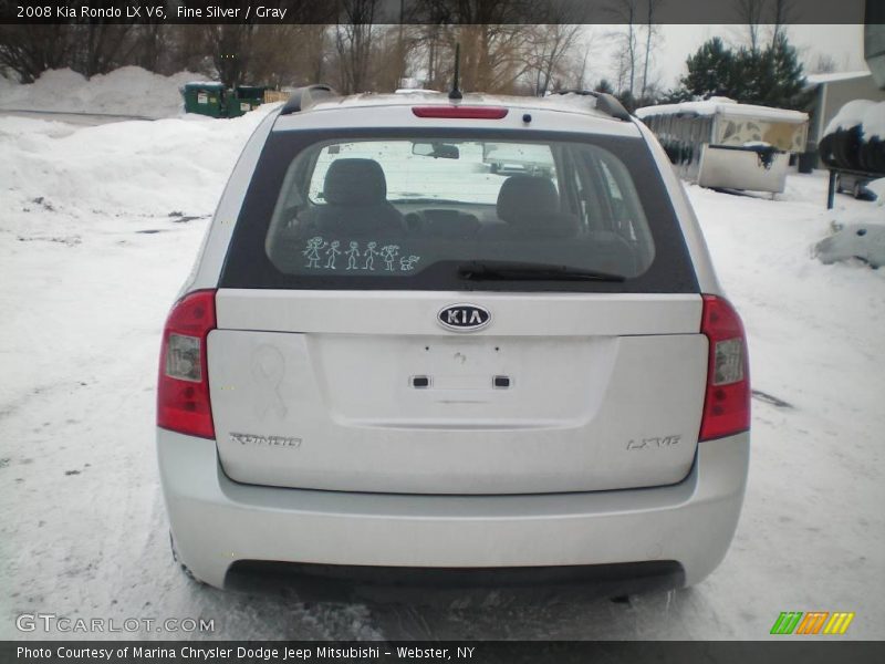 Fine Silver / Gray 2008 Kia Rondo LX V6