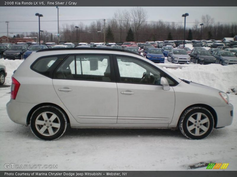 Fine Silver / Gray 2008 Kia Rondo LX V6