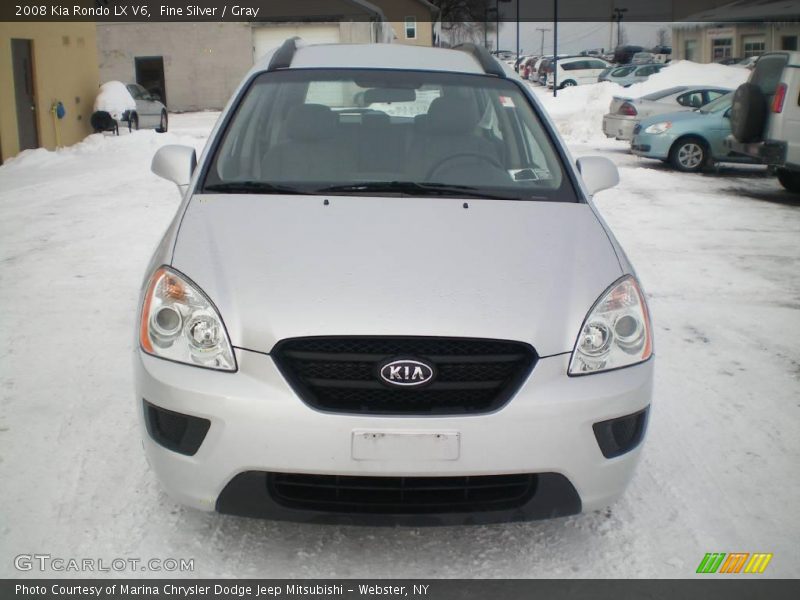 Fine Silver / Gray 2008 Kia Rondo LX V6