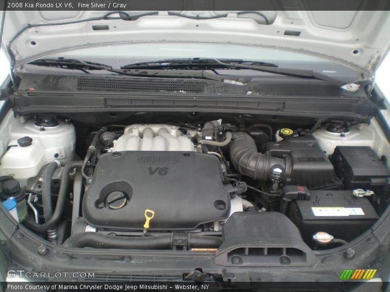 Fine Silver / Gray 2008 Kia Rondo LX V6