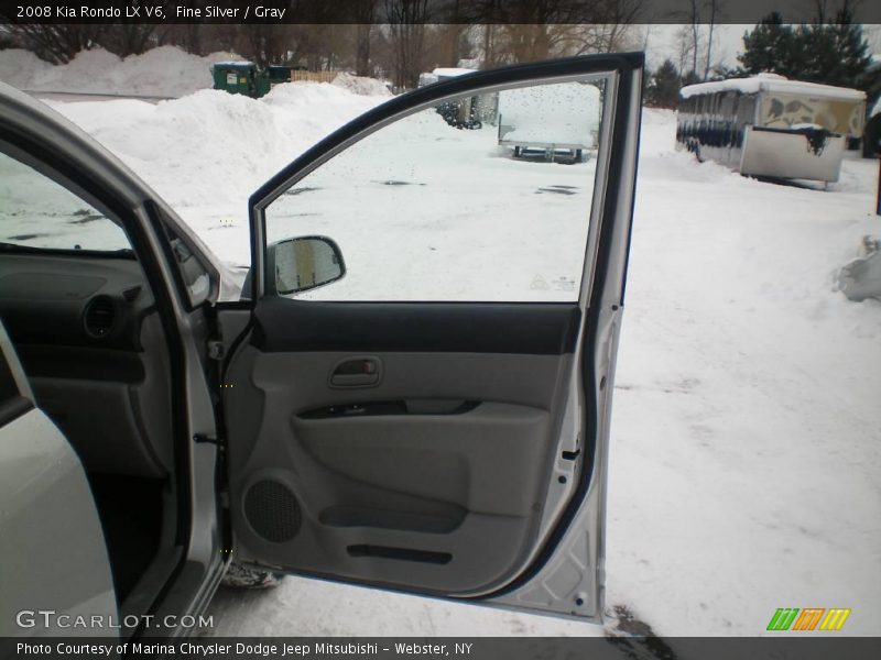 Fine Silver / Gray 2008 Kia Rondo LX V6