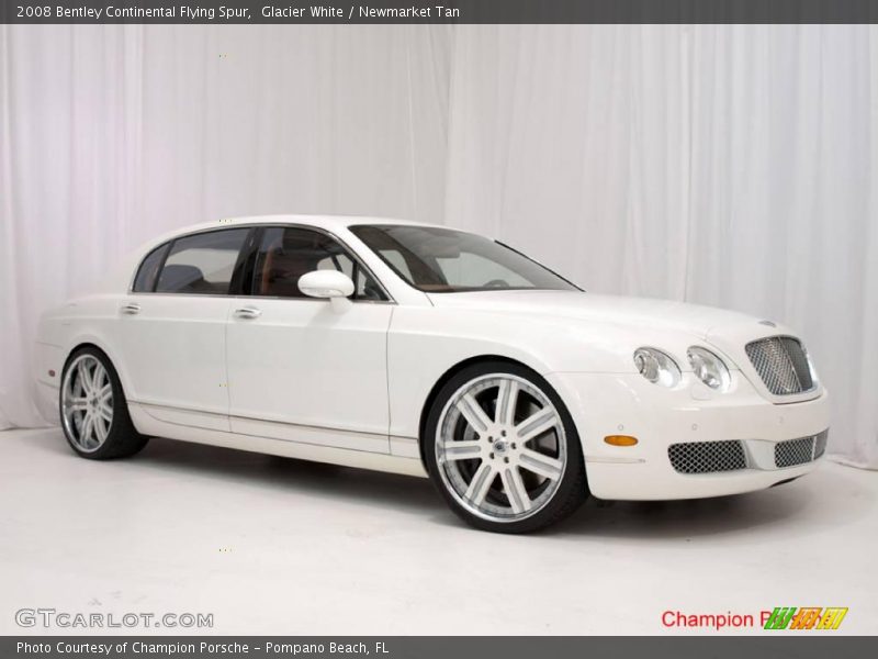 Glacier White / Newmarket Tan 2008 Bentley Continental Flying Spur
