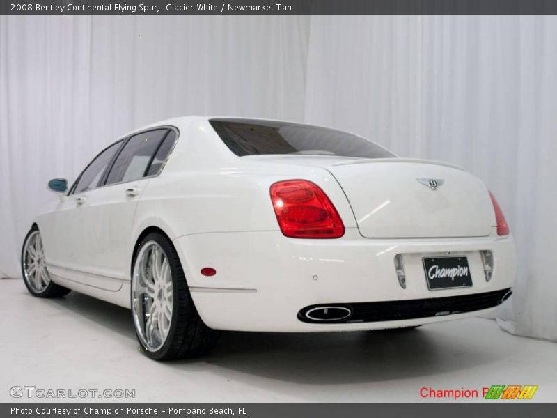 Glacier White / Newmarket Tan 2008 Bentley Continental Flying Spur